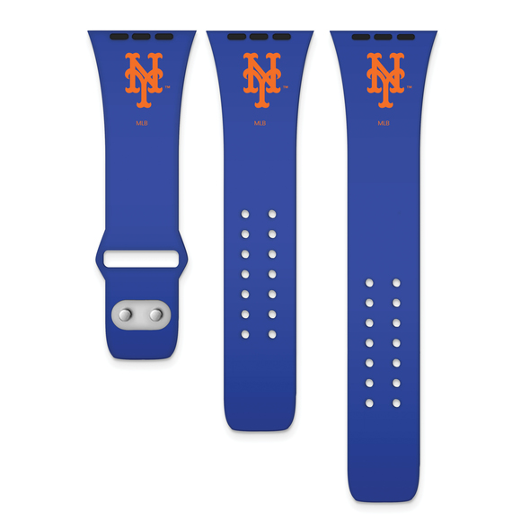 Gametime NY Mets Silicon Band fits Apple Watch (38/40mm Blue) - Picture 1 of 2